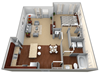 Woodstock 1 bedroom A3